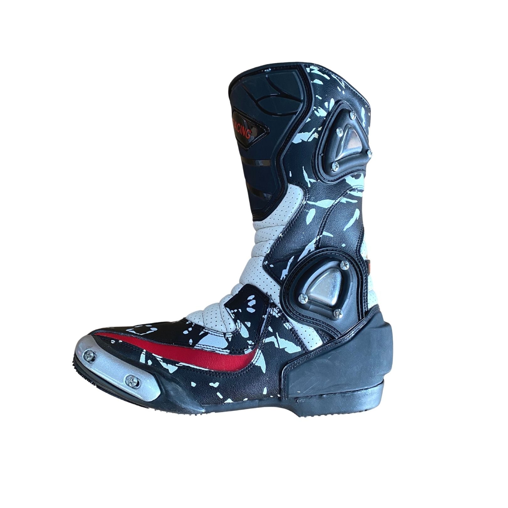 DMD - 730 Long Sport Boots (Black/White)