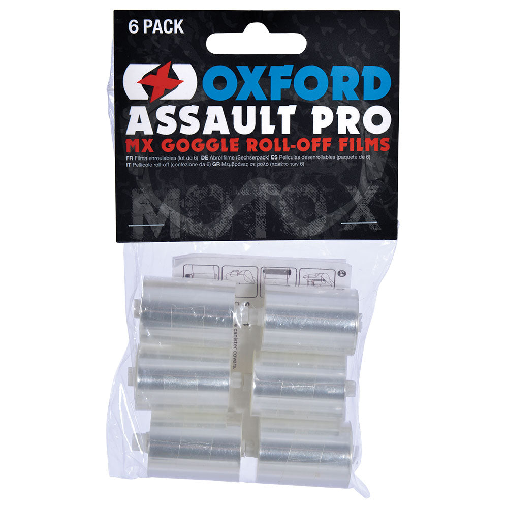 OXFORD - Assault Pro Roll-Off Lens Films (6 pack)