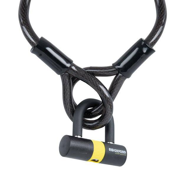 OXFORD - Loop Lock Cable & Padlock (2mx15mm)
