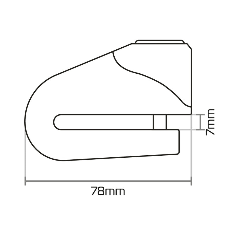 OXFORD - Quartz XD6 Disc Lock (6mm)