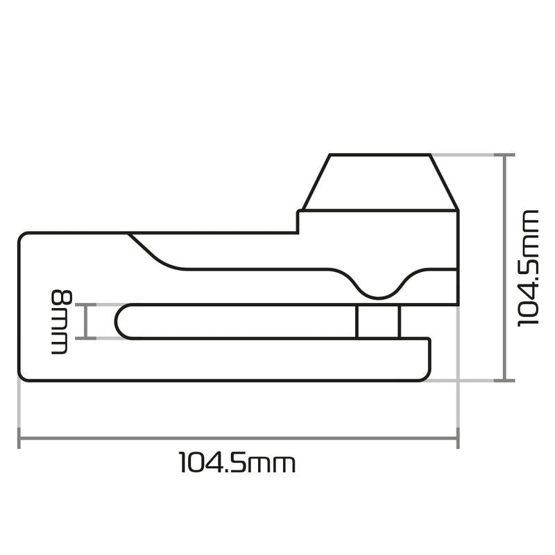 OXFORD - Titan Disc Lock (10mm)