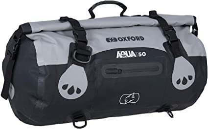 OXFORD - Aqua-T Waterproof Roll Bag - Grey/Black (50lt)