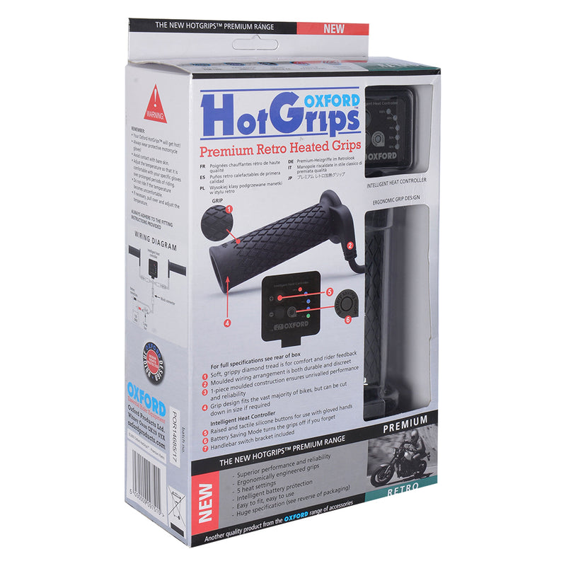OXFORD - HotGrips Premium Retro (22mm Handlebars)
