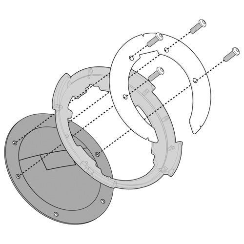 KAPPA - BF68K Tanklock Flange for Husqvarna Norden 901 KTM 890 (2022- >)