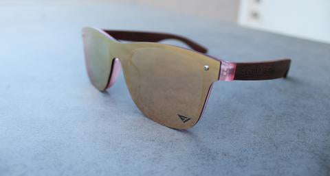 FLOW VISION - Pink Rose Gold Rythem Sunglasses