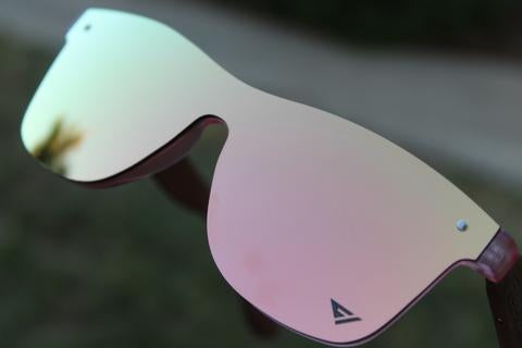 FLOW VISION - Pink Rose Gold Rythem Sunglasses
