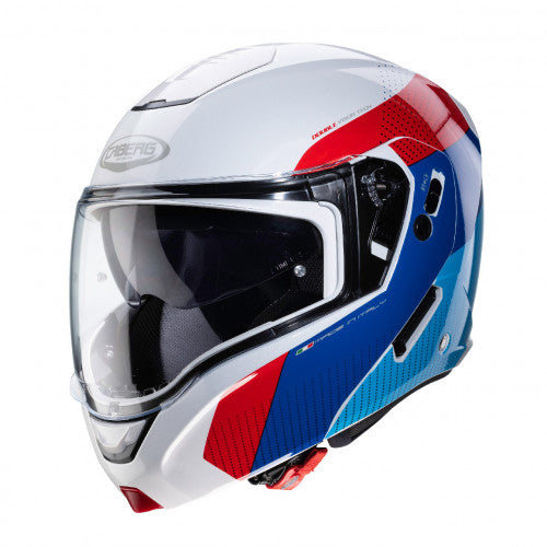 CABERG - Horus Scout Helmet (White/Red/Blue)