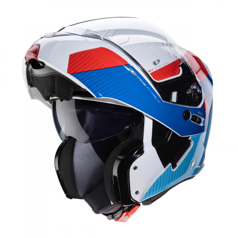 CABERG - Horus Scout Helmet (White/Red/Blue)