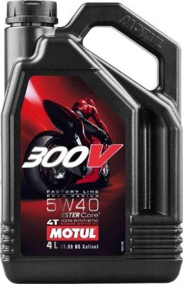 MOTUL - 5W40 300V Factory Line (Road Racing) 4T (1lt/4lt)