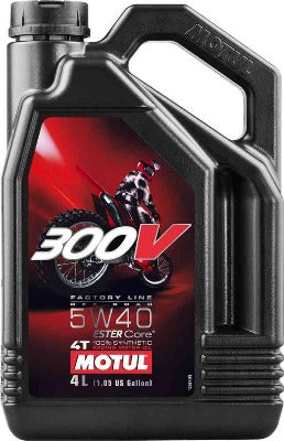 MOTUL - 5W40 300V Factory Line (Off-Road) 4T (1lt/4lt)