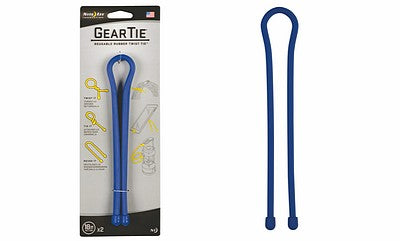 NITE IZE - 45cm Rubber Twist Gear Tie (2 Pack)