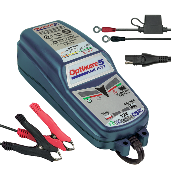 OPTIMATE 5 - TM220 Start / Stop Battery Charger (12V/4A)