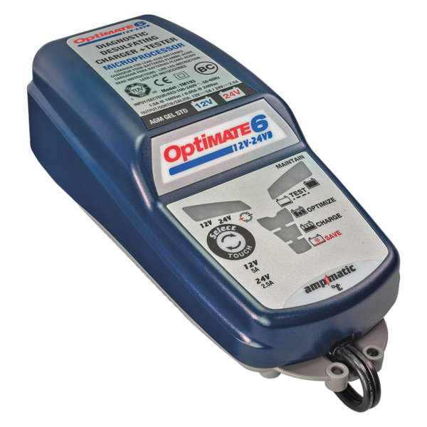 OPTIMATE 6 - TM194 Battery Charger (12V/24V/2.5A)