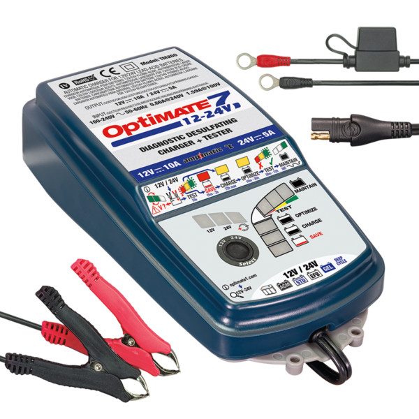 OPTIMATE 7 - TM260 Battery Charger (12V/24V/5A)