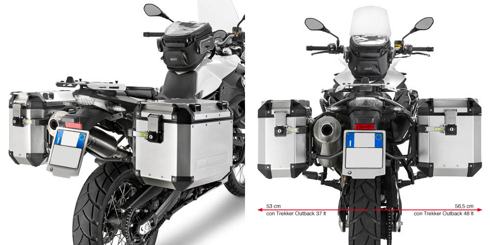 GIVI - PL5103CAM Side Racks for BMW F650GS / F700GS / F800GS (08>17)