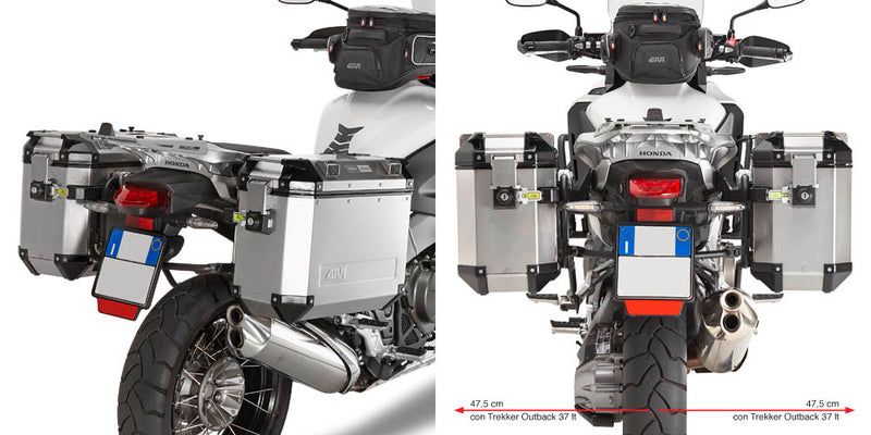 GIVI - PLR1110CAM Side Racks for Honda Crosstourer 1200 / DCT (12>19)