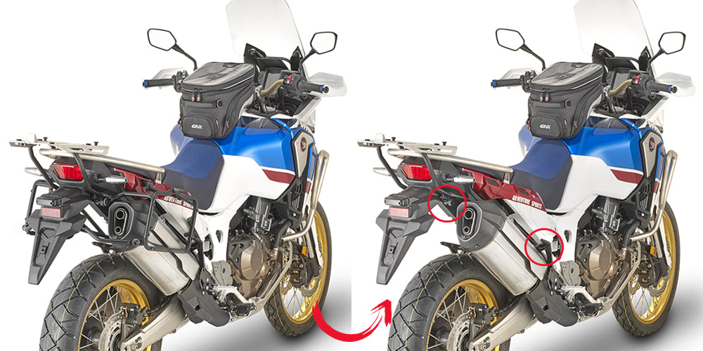 GIVI - PLR1161 Side Racks for Honda CRF1000L Africa Twin / Adventure Sports (18>19)