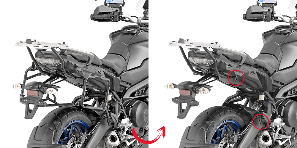 GIVI - PLR2139 Side Racks for Yamaha Tracer 900 / GT (18>20)