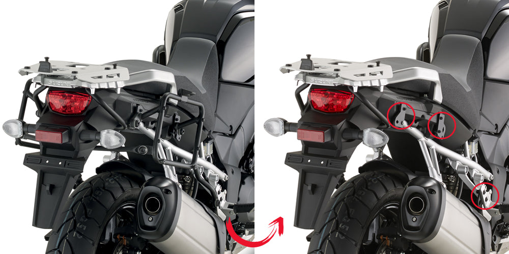 GIVI - PLR3105 Side Racks for Suzuki DL1000 V-Strom (14>19)