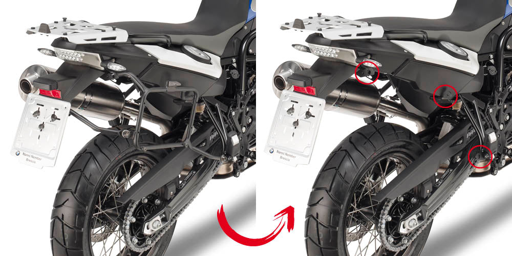 GIVI - PLR5103 Side Racks for BMW F650GS / F700GS / F800GS (08>17)