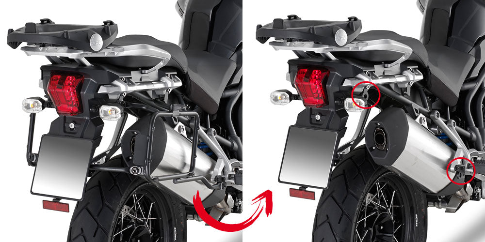 GIVI - PLR6408 Side Racks for Triumph Tiger 1200 / Tiger Explorer 1200 (16>18)