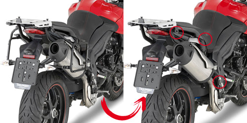 GIVI - PLR6404 Side Racks for Triumph Tiger Sport 1050 (13>20)