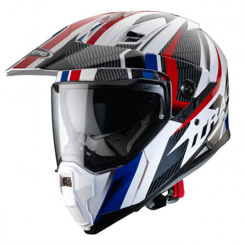 CABERG - XTrace Savana Helmet (White/Red/Blue)
