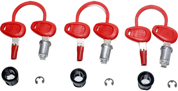 GIVI - Z228 Red Lock Set for Select Cases (Three Cases)