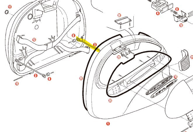 GIVI - Z599 Lid Strap for Select Cases