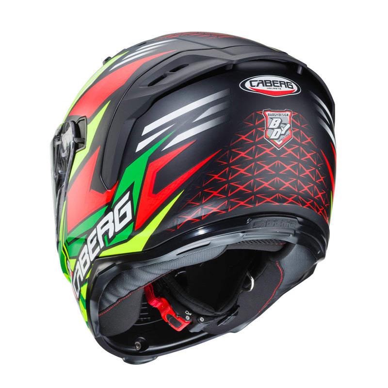 CABERG - Avalon Giga Helmet (Matt Black/Yellow Fluo/Red Fluo)