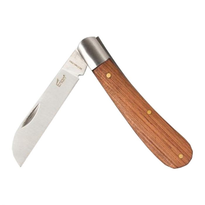 ENLAN - Biltong Pro Wood Sheepfoot Folding Blade