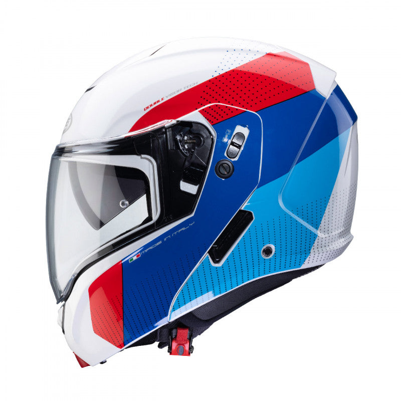 CABERG - Horus Scout Helmet (White/Red/Blue)