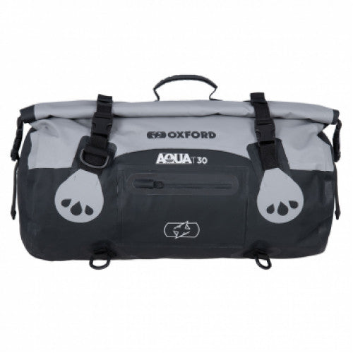 OXFORD - Aqua-T Waterproof Roll Bag - Grey/Black (30lt)