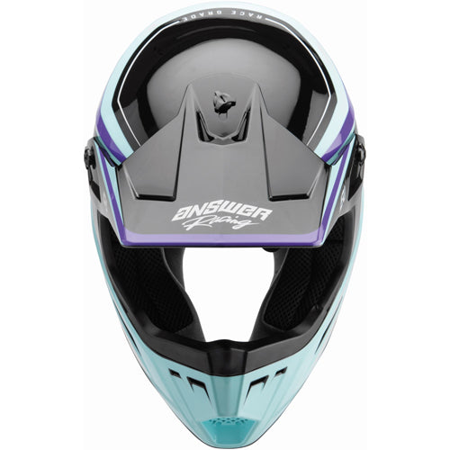 ANSWER - A22 AR1 Vivid Helmet (Purple/Rhodamine Seafoam)