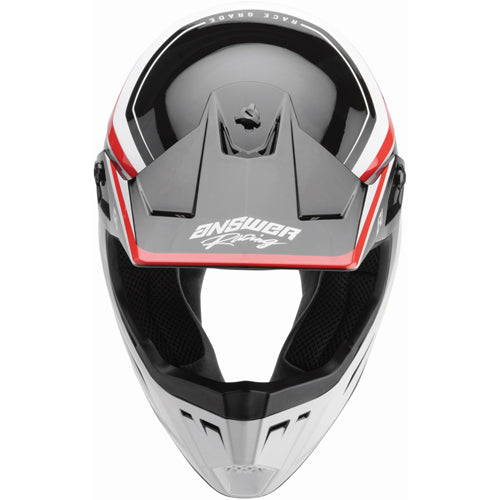 ANSWER - Youth A22 AR1 Vivid Helmet (Hyper Acid/Red/White)