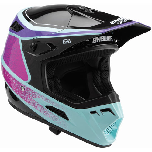 ANSWER - A22 AR1 Vivid Helmet (Purple/Rhodamine Seafoam)